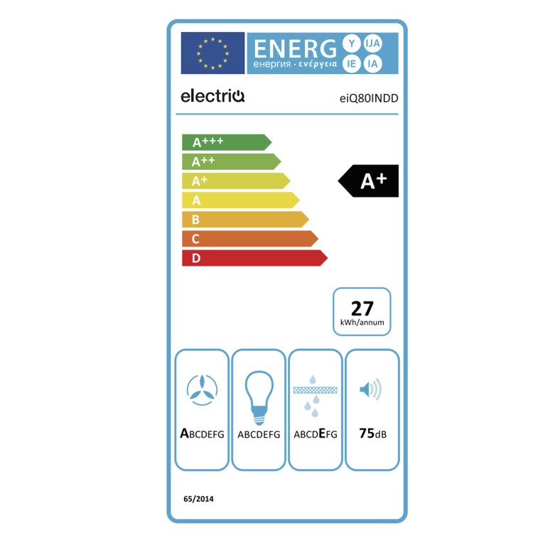 electriQ 80cm 4 Zone Venting Induction Hob - Image 8