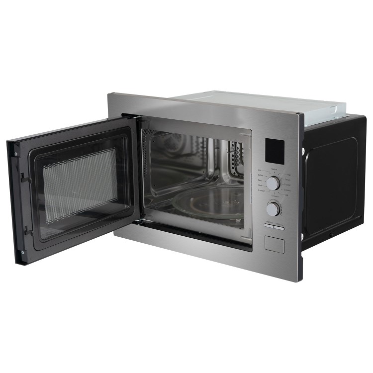 electriQ 25L Built-in Combi Microwave Oven with Grill - Stainless Steel - Image 3