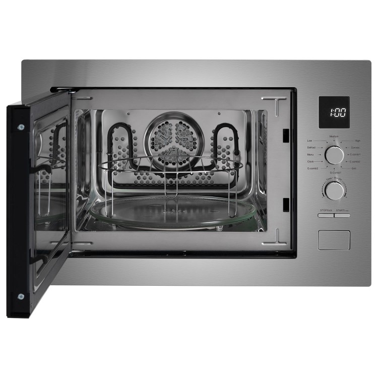 electriQ 25L Built-in Combi Microwave Oven with Grill - Stainless Steel - Image 5