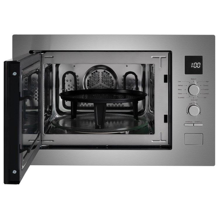 electriQ 25L Built-in Combi Microwave Oven with Grill - Stainless Steel - Image 6