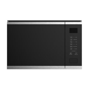 electriQ 25L Built-In Microwave with Grill - Black Glass and Stainless Steel