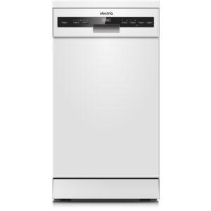 electriQ Series 2 Freestanding Slimline Dishwasher - D-Rated White