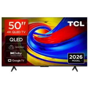 TCL 50P7L-UK 50 Inch QLED 4K Google TV – Dolby Vision Dolby Atmos & Game Master Gaming