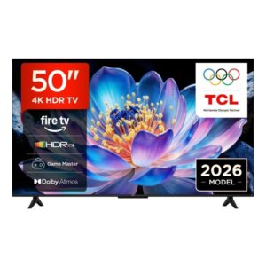 TCL 50V6D-UK 50 Inch 4K UHD Smart Fire TV HDR10+ Dolby Atmos & Alexa Built-In