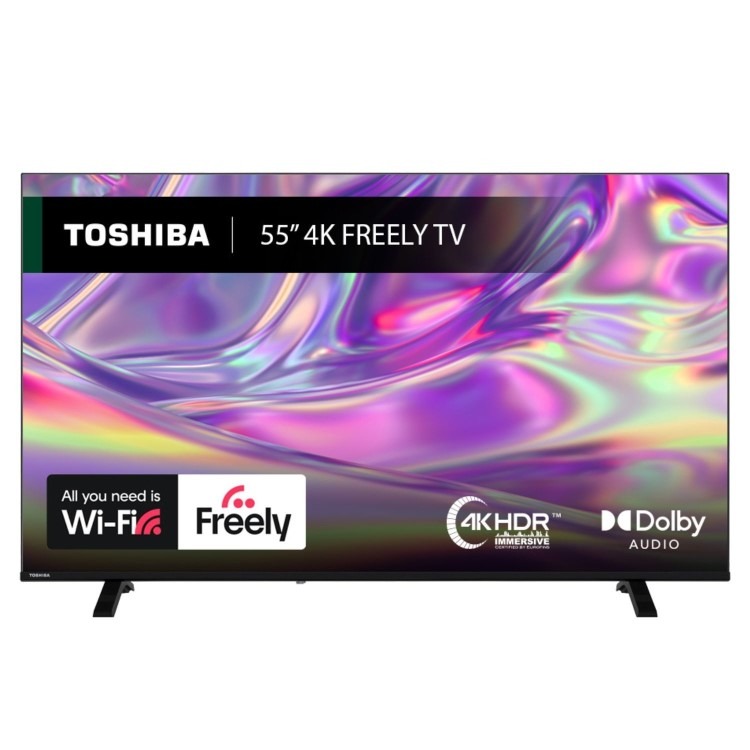 Toshiba 55UV1563DB 55 Smart 4K HDR LED TV – Dolby Vision & Freely Streaming