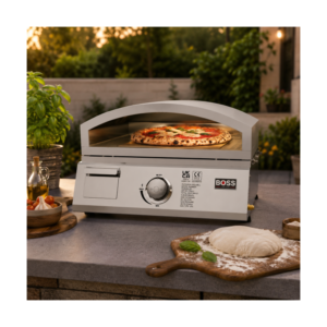Boss Grill 3-in-1 Gas BBQ Griddle and Pizza Oven - Stainless Steel