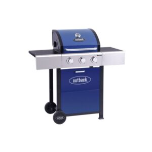 Outback OUT371168 Mercury 3 Burner Gas BBQ - Blue
