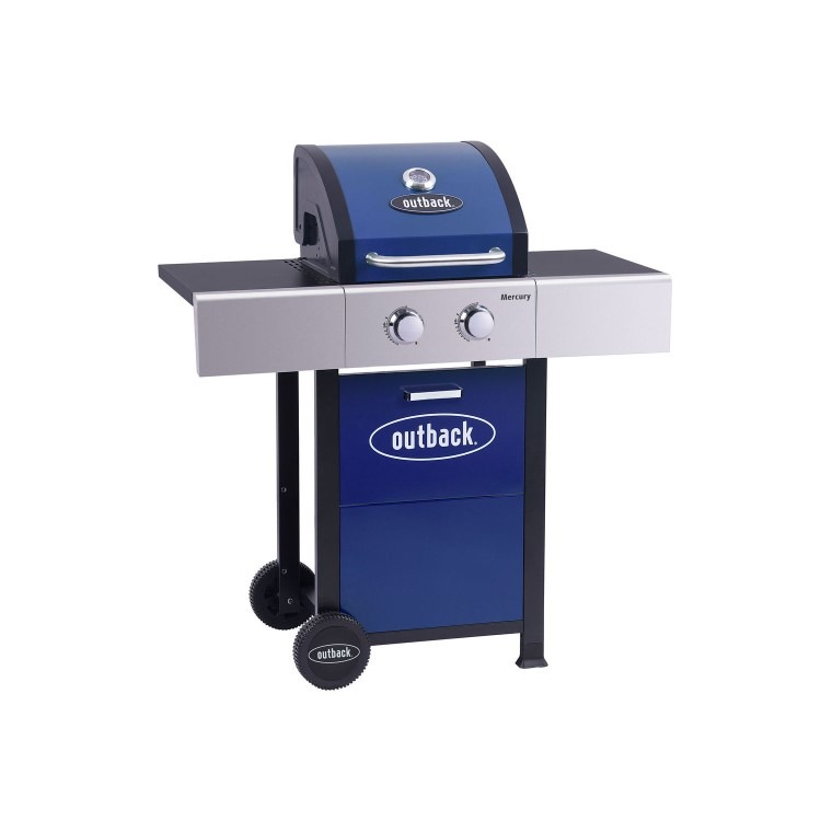 Outback OUT371167 Mercury 2 Burner Gas BBQ - Blue