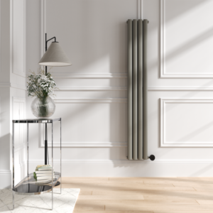 Evergreen Vertical Smart Electric Radiator with Wi-Fi Thermostat - 1200W - H1600xW236mm - Bathroom Safe