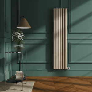 Cleopatra Vertical Smart Electric Radiator with Wi-Fi Thermostat - 1200W - H1600xW354mm - Bathroom Safe