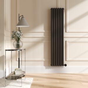 Russet Vertical Smart Electric Radiator with Wi-Fi Thermostat - 1200W - H1600xW354mm - Bathroom Safe