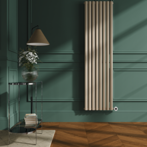 Cleopatra Vertical Smart Electric Radiator with Wi-Fi Thermostat - 2400W - H1800xW472 - Bathroom Safe