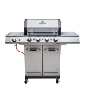 Char-Broil Advantage PRO S 4 - 4 Burner Gas BBQ Grill with Side Burner - Silver