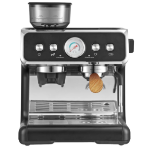 Hamoki Bean-to-Cup Espresso Coffee Machine with Steam Wand - Black