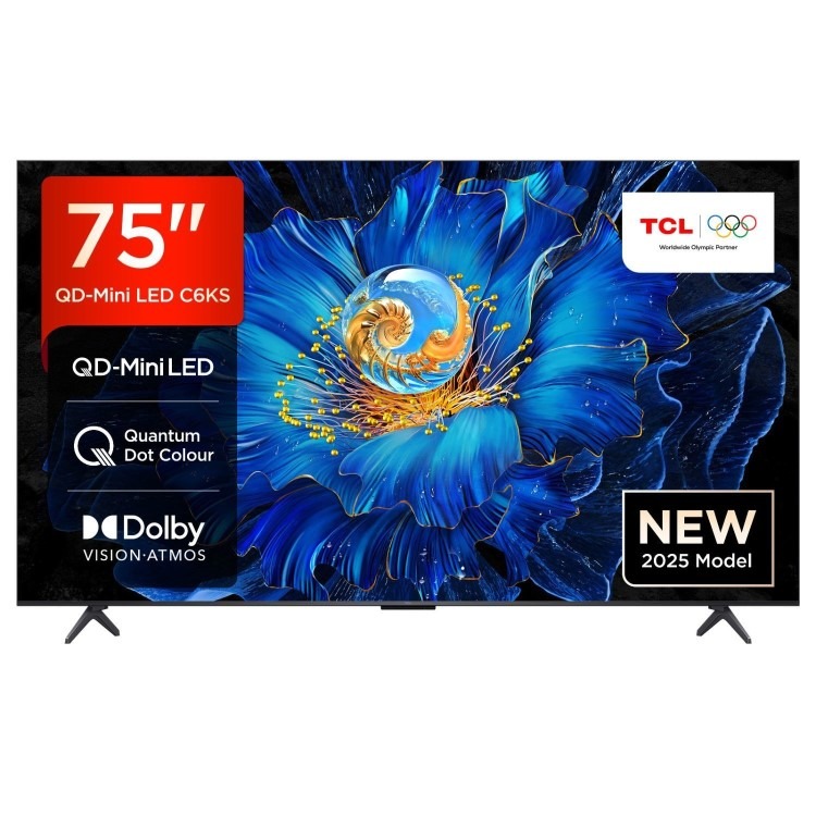 TCL 75C6KS-UK 75" 4K Ultra HD QD-Mini LED TV