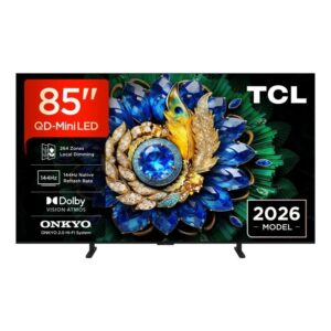 TCL 85A400M-UK 85" QD-Mini LED Google TV – Ultra Large 85 Inch 4K Smart TV with Dolby Vision HDR & Cinematic Home Entertainment