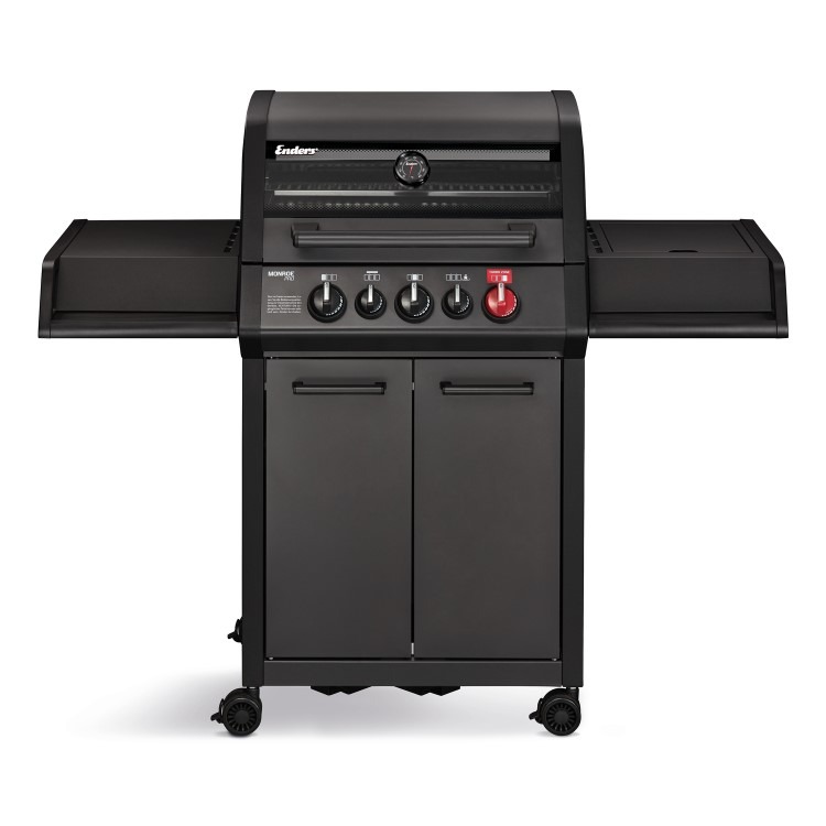 Enders Monroe Pro 4 SIK Turbo - Shadow Bundle - with Cover, Rotisserie and Pizza Stone - Image 3