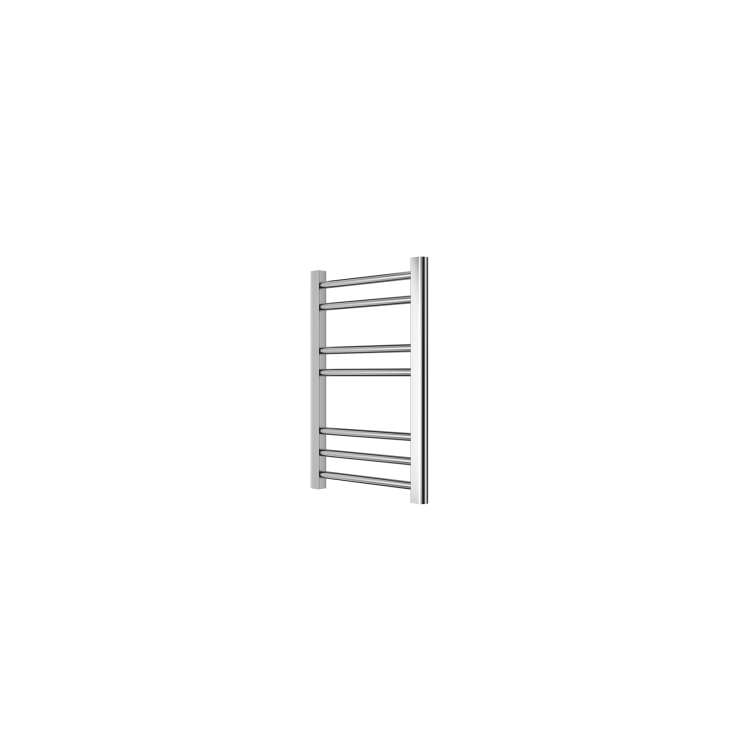 Chrome Towel Radiator 600 x 400mm with Pipe Kit and Straight Valves - Sahara - Image 2