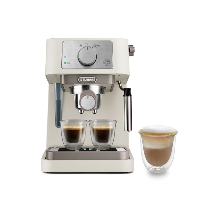 De’Longhi Stilosa Espresso Coffee Machine EC260.CR – Cream