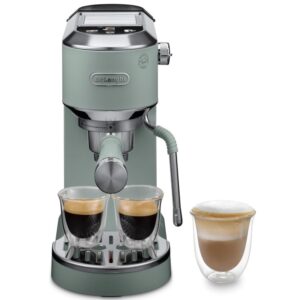 De’Longhi Dedica Duo Espresso Coffee Machine EC890.GR– Green