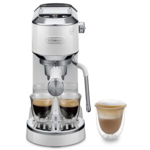 De’Longhi Dedica Duo Espresso Coffee Machine EC890.W– White