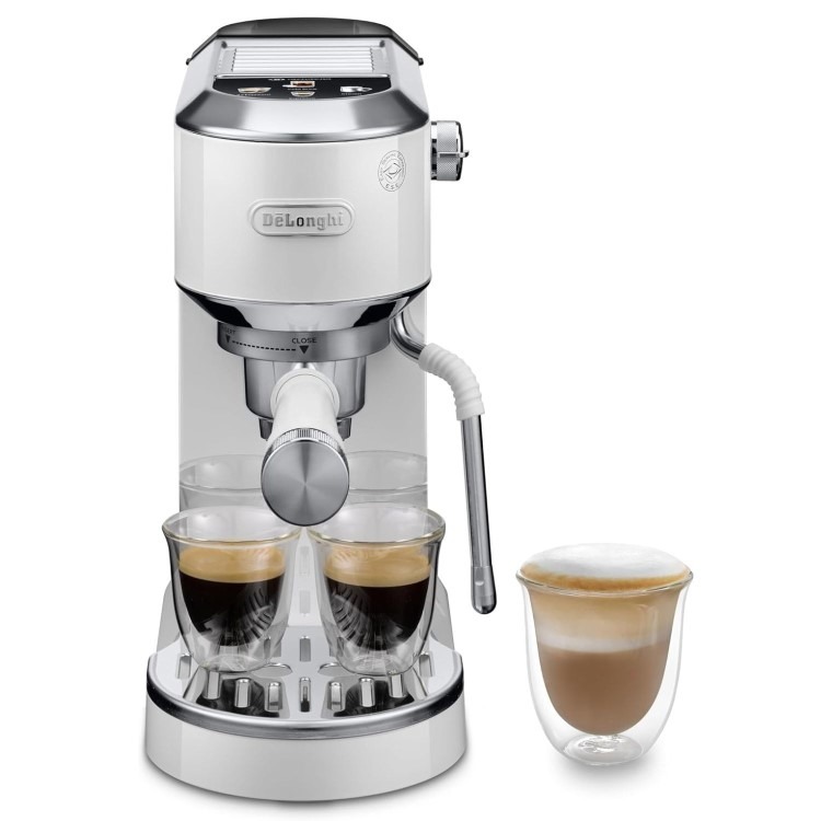 De’Longhi Dedica Duo Espresso Coffee Machine EC890.W– White