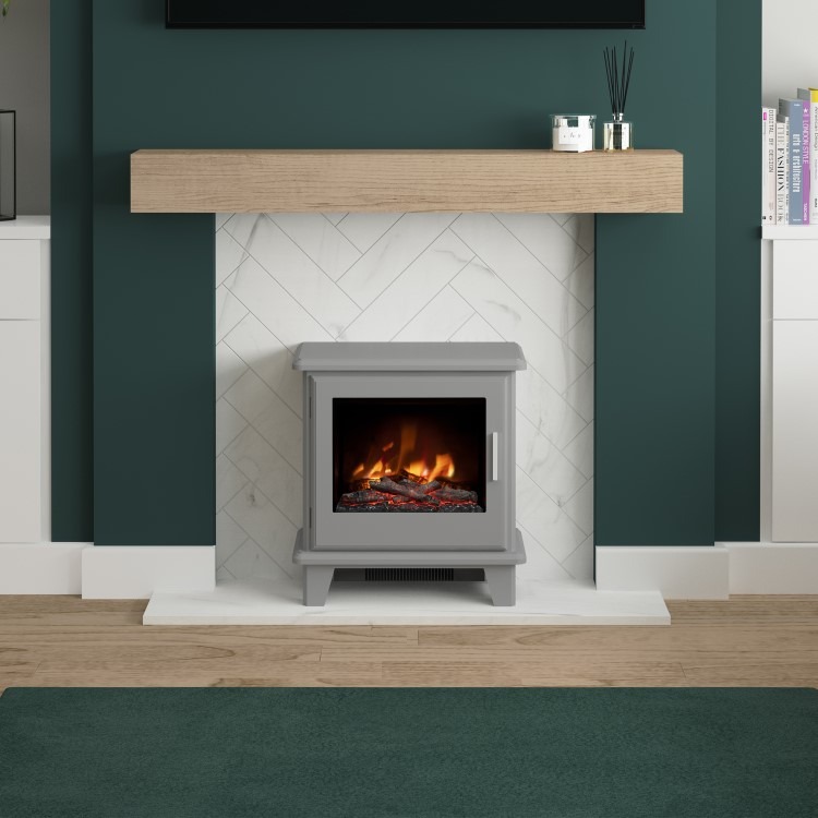 Be Modern Southgate Electric Stove in Dark Grey - Image 2