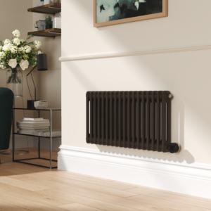 Russet Horizontal Smart Electric Radiator with Wi-Fi Thermostat - 1200W - H400xW830mm - Bathroom Safe