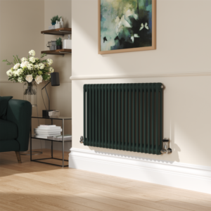 Reggio Cleopatra Horizontal Double Column Traditional Radiator 600x1010mm 3462 BTU - Cast Iron Style