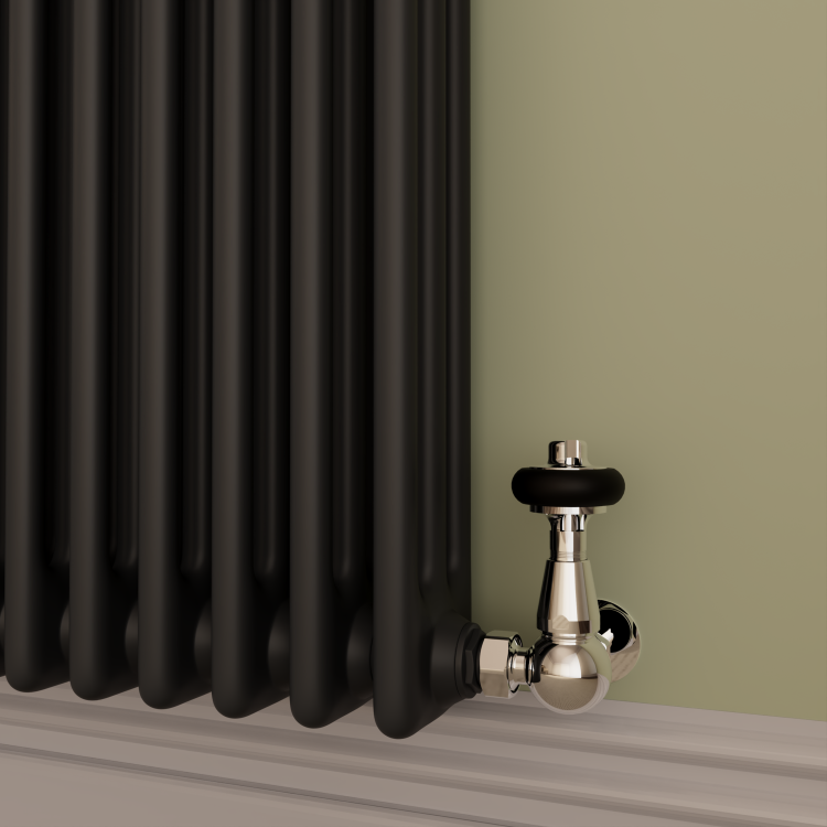 Riace Linea White Flat Designer Radiator 770x1400mm Double Panel 6143 BTU - Horizontal Bars - Image 2