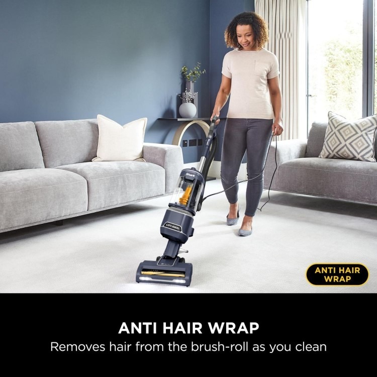 Shark Anti Hair Wrap Upright Vacuum Cleaner with Lift-Away - Royal Grey - Image 2