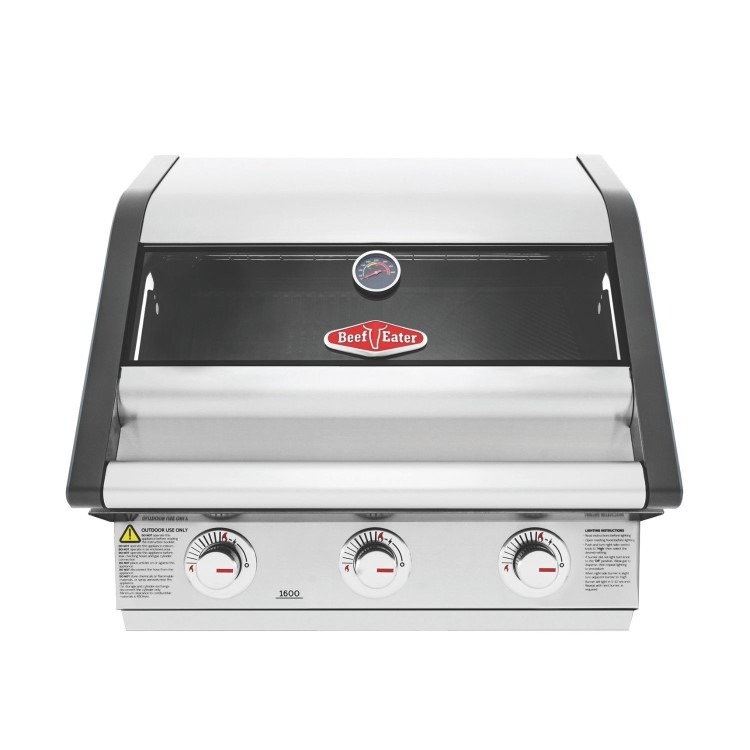 Beefeater 1600 Series 3 Burner Built in Gas BBQ - Stainless - Image 3