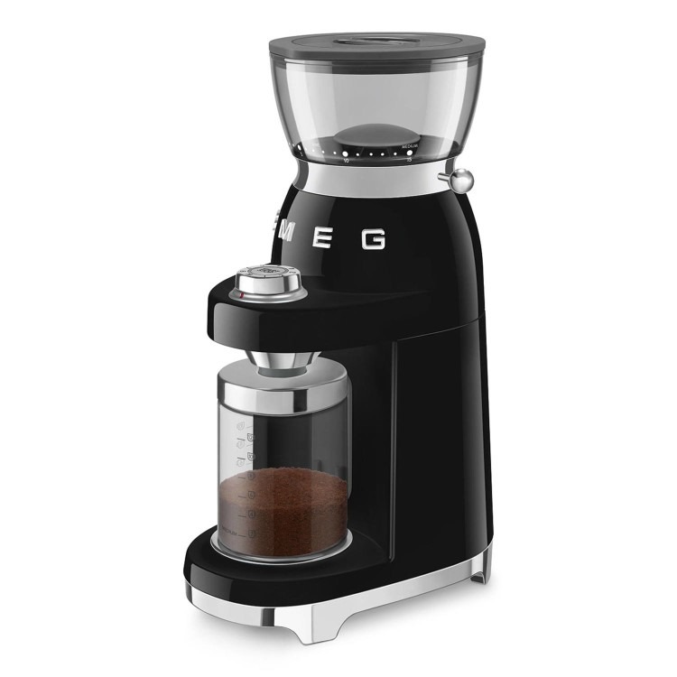 Smeg Coffee Grinder CGF03BLUK– Black - Image 3