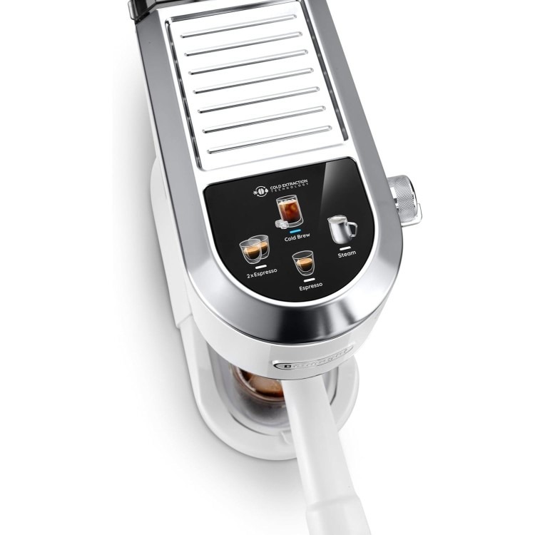 De’Longhi Dedica Duo Espresso Coffee Machine EC890.W– White - Image 2