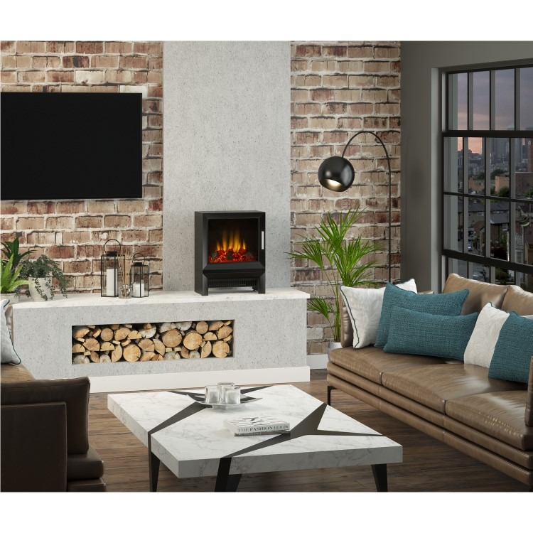 Be Modern Flare Qube Black Freestanding Electric Stove - Image 3
