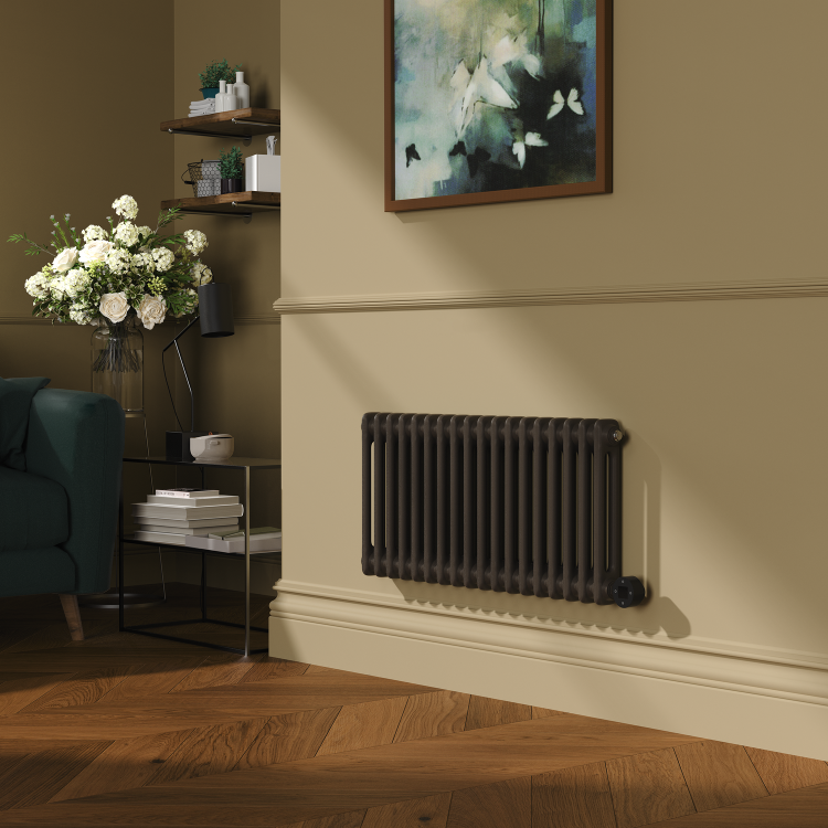 Russet Horizontal Smart Electric Radiator with Wi-Fi Thermostat - 1200W - H400xW830mm - Bathroom Safe - Image 2