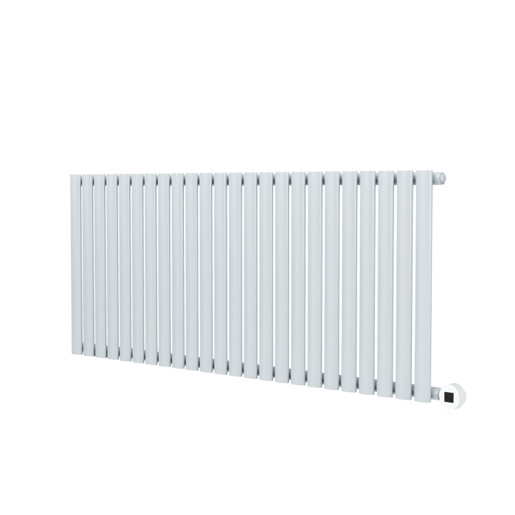 Salt & Pepper Horizontal Smart Electric Radiator with Wi-Fi Thermostat - 2000W - H600xW1410mm - Bathroom Safe - Image 3