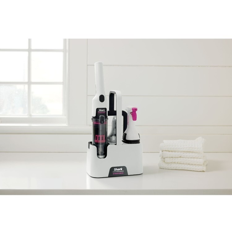 Shark HX100UKT Stainforce Cordless Handheld Vacuum Cleaner. Lightweight portable and powerful with pet hair tool - Image 2