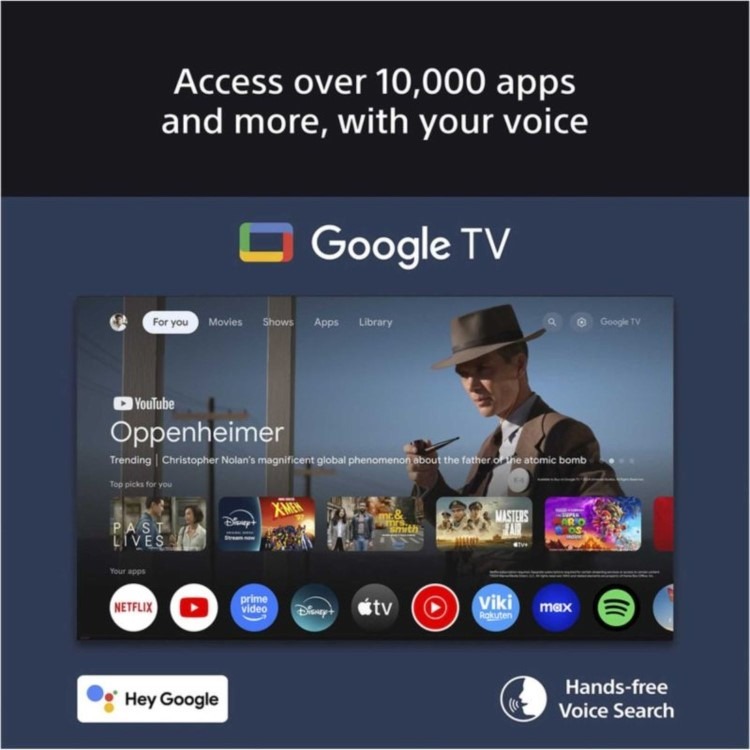 Sony BRAVIA K50S38B 50" 4K Ultra HD Smart LED TV HDR Dolby Vision & Google TV - Image 3