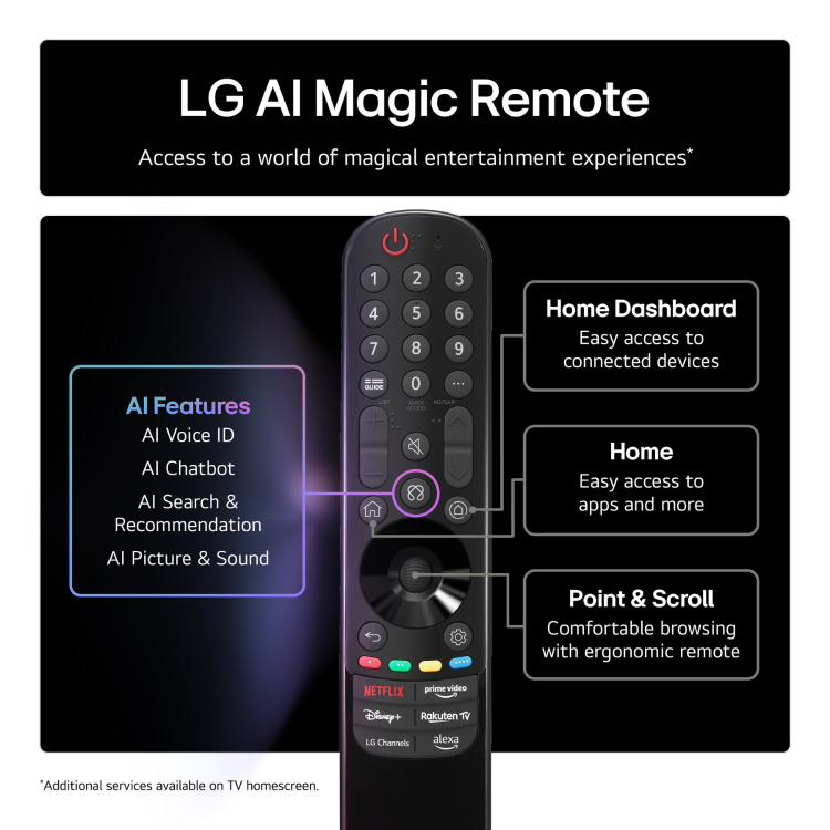 LG OLED65G56LS 65" 4K Gallery OLED Smart TV with Dolby Vision & Atmos - Image 3