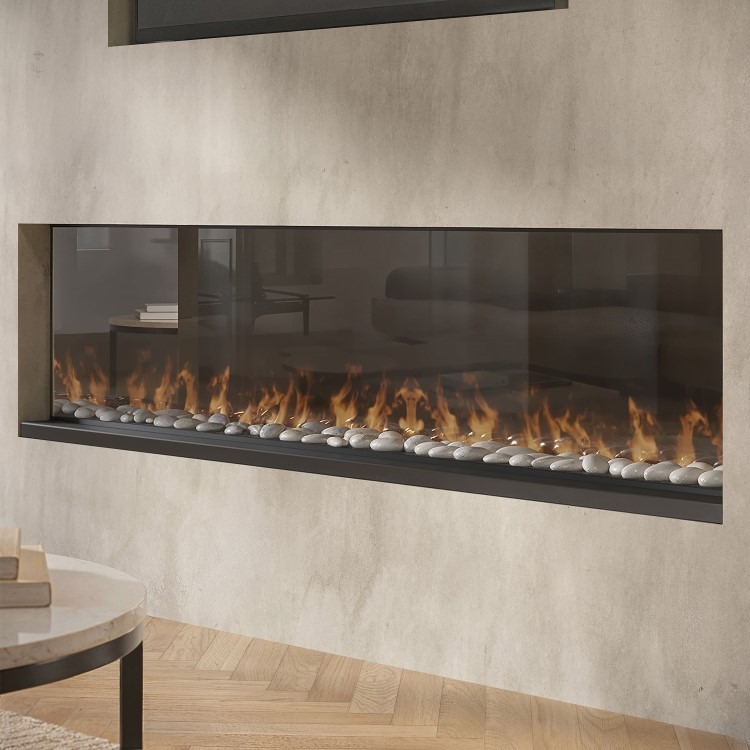White Decorative Stone Pebbles for Amberglo Fire - Image 3
