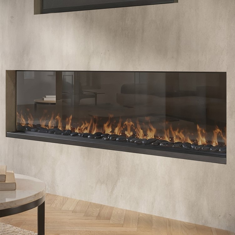 Black Decorative Stone Pebbles for Amberglo Fire - Image 3