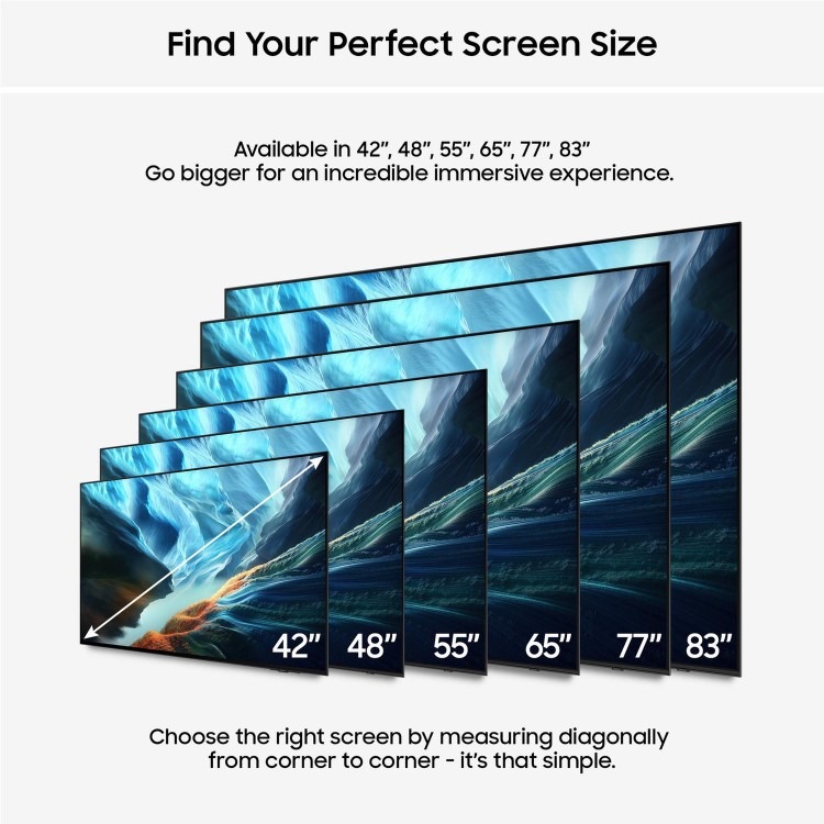 Samsung QE55S90HAEXXU 55" OLED 4K Smart TV – Samsung S90H Ultra HD HDR TV with Dolby Atmos AI Processor & 165Hz Gaming - Image 3