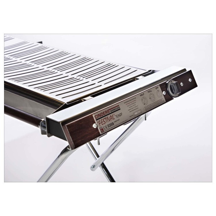Cinders TG160F Festival Foldable Gas Barbecue - Single Zone - Suitable For Tented Areas - Image 2