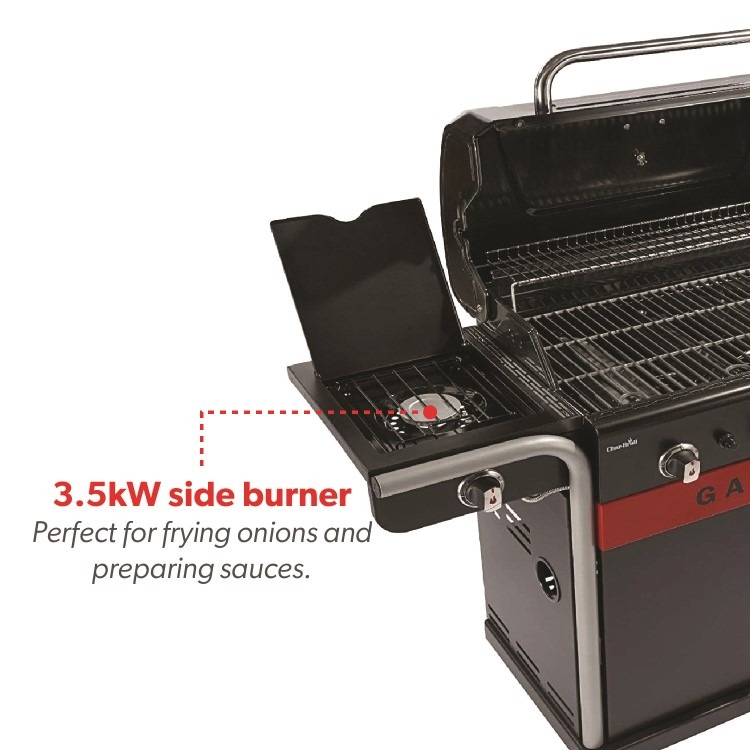 Char-Broil Gas2Coal 2.0 440 - 4 Burner Dual Fuel Gas & Charcoal BBQ Grill - Image 3