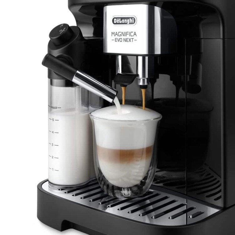 De’Longhi Magnifica Evo Bean-to-Cup Coffee Machine ECAM310.60.B– Black - Image 3