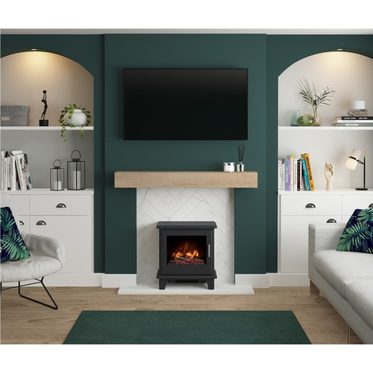 Be Modern Southgate Electric Stove in Dark Grey - Image 3