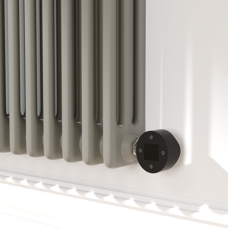 Smoked Stone Horizontal Smart Electric Radiator with Wi-Fi Thermostat - 1200W - H400xW1190mm - Bathroom Safe - Image 4