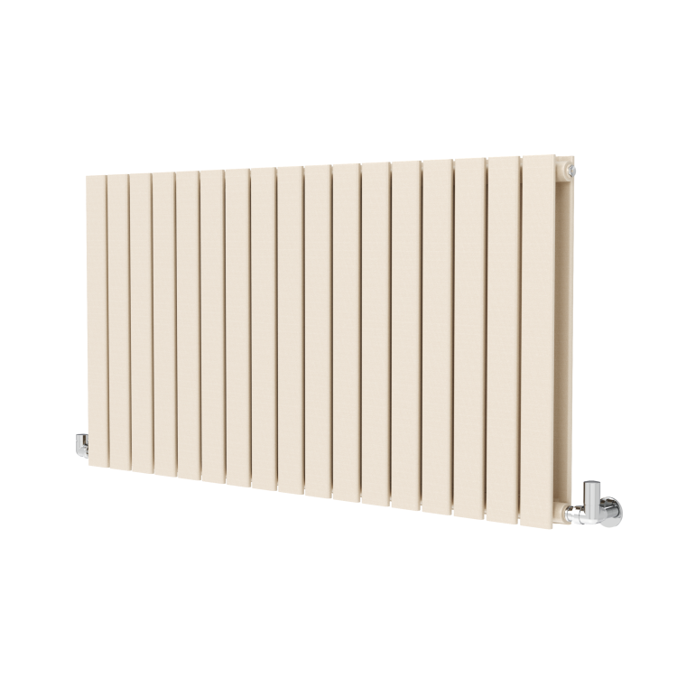 Riace Cleopatra Horizontal Flat Designer Radiator 600x1156mm Double Panel 4370 BTU - Image 3