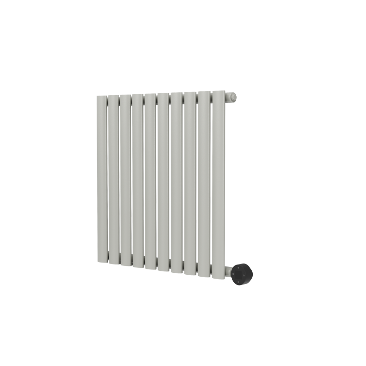 Smoked Stone Horizontal Smart Electric Radiator with Wi-Fi Thermostat - 600W - H600xW590mm - Bathroom Safe - Image 3